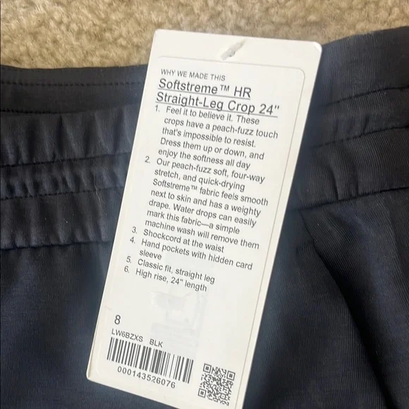 Lululemon Softstreme HR Straight-leg Crop 24” NWT - Picture 2 of 5